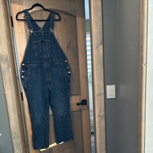 Old Navy Dark Blue Denim Women's Overalls